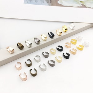 50pcs/Lot 6x9mm Pendant Pinch Bail Clasps Necklace Hooks Clips Connector Accessories for DIY Bracelets Earrings Jewelry Making