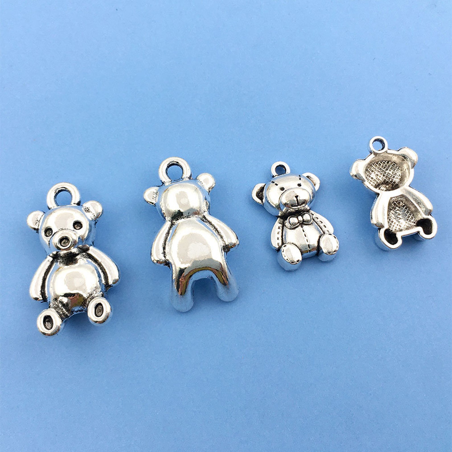 5/10/15PCS Bear Charms Teddy Bear Charm Wholesale Charm Etsy