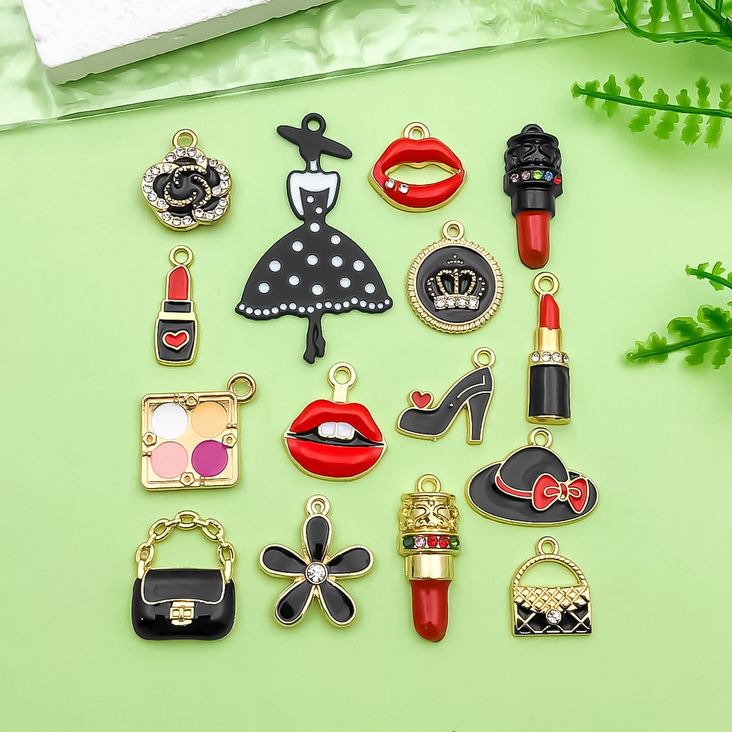 60 teile/los Ins Stil Edelstahl Bowknot Charms Mädchen süße Ornament Anhänger fü