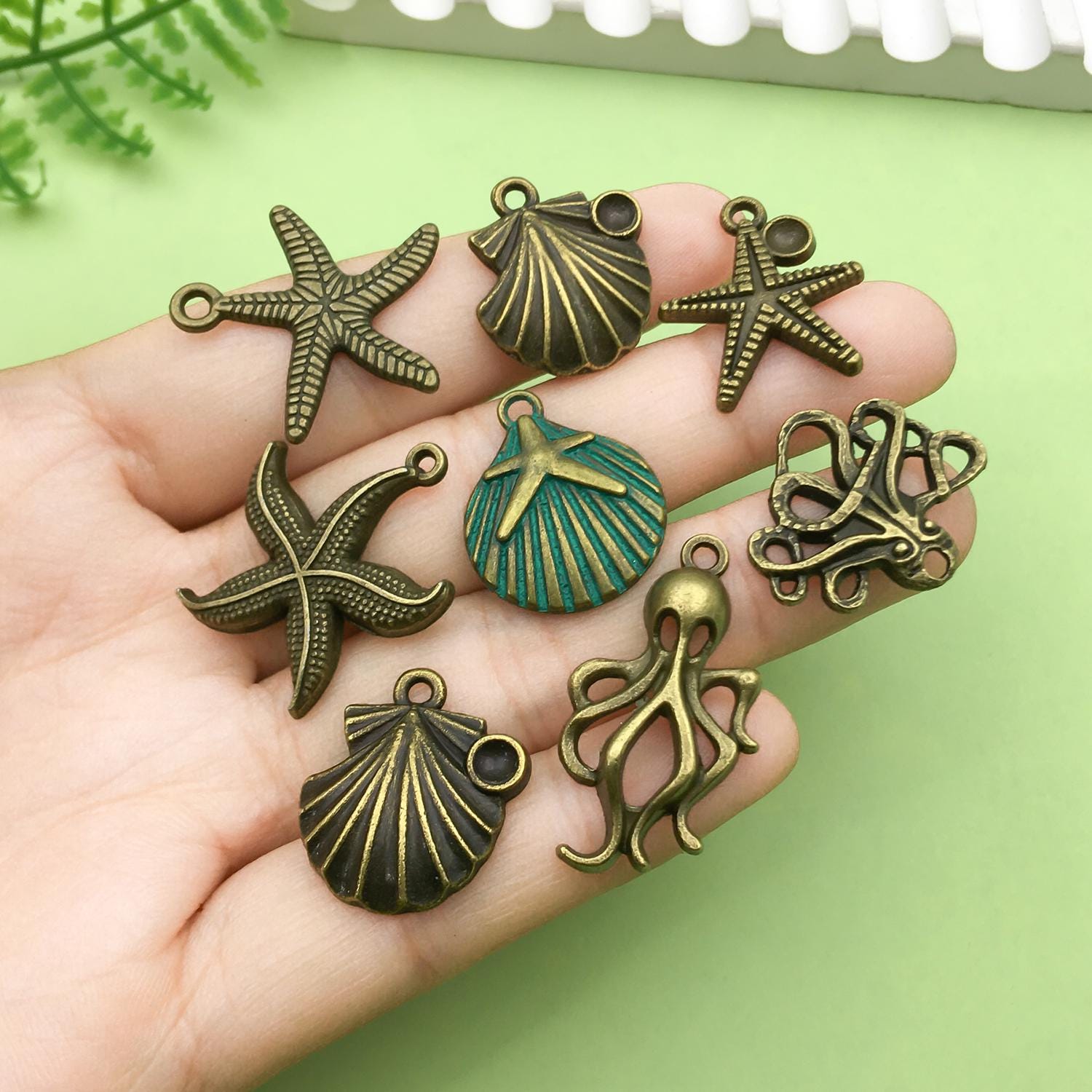 SUNNYCLUE 1 boîte de 240 pièces de 12 styles de Perles D'Espacement de