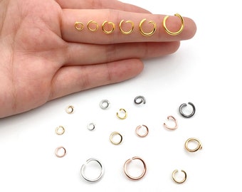 15g 4/5/6/7/8/10mm Metal jumprings Jumpring Split Jump Rings Connectors Rings round Jumprings For Diy Jewelry Finding Making