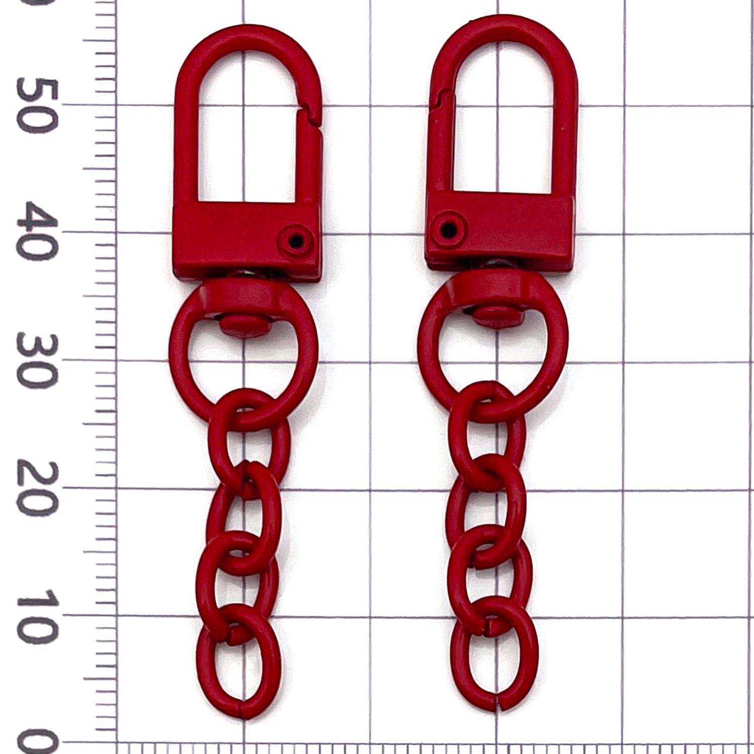 15pcs Candy Colors Colorful Lobster Claw Clasps Keychain Key Chain