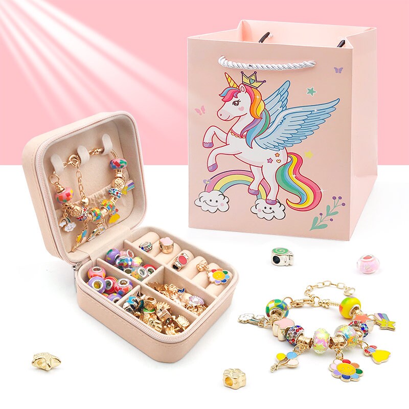 Schmuck-Bastelset Für Kinder – Mit Schrumpffolien, Perlen & Zubehör Zum Selbermachen