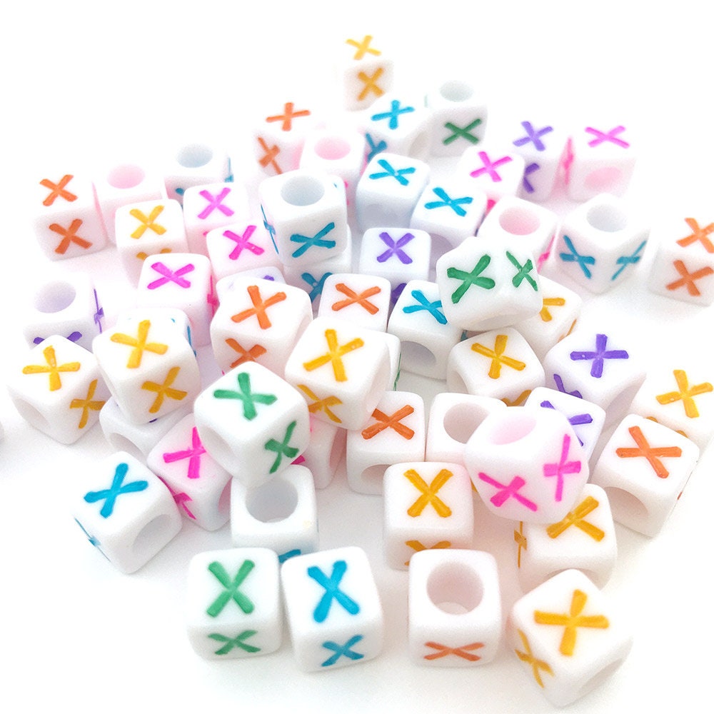 1670 PCS Letter Beads Acrylic Square Beads for Bracelets, Heflashor Cube  Letter Beads Kits for Kids Friendship Bracelets, Square Alphabet Heart  Beads