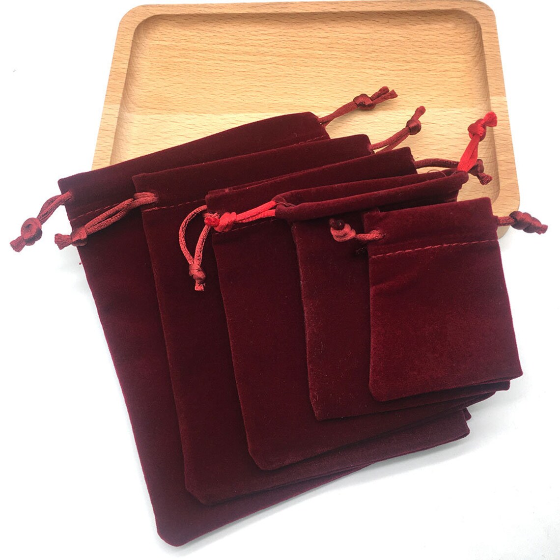 5 PCS Flannel Bag Flannel Drawstring Bags Mojo Bags Flannel Etsy