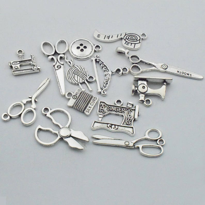 65pcs Mixed Quilting Sewing Charms Collection Christmas Charms Etsy
