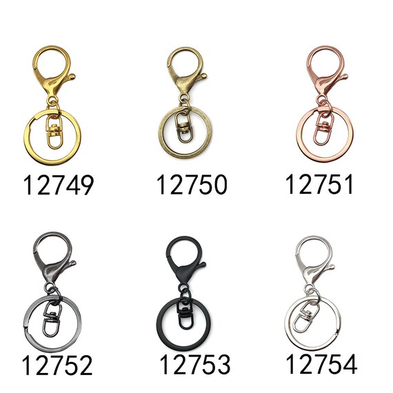 5/10/15pcs Losbter Clasp Hooks Keychains Lobster Claw Clasp