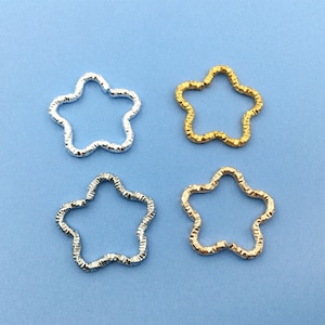 20/40/60PCS Star charms Hollow Star Pendant-Shiny Star Pendant-Simple Discovery-Geometric Pendant-Jewelry Supplies