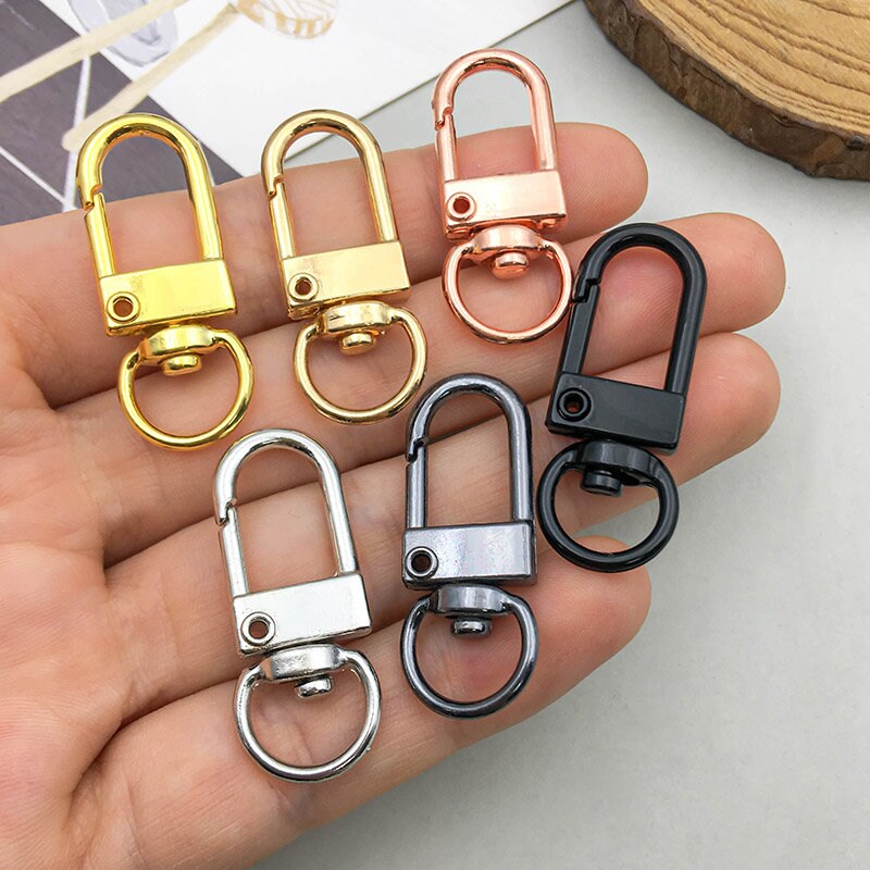 5/10/15pcs Keychain Lobster Clasp Key Hook Keychains Hook DIY for