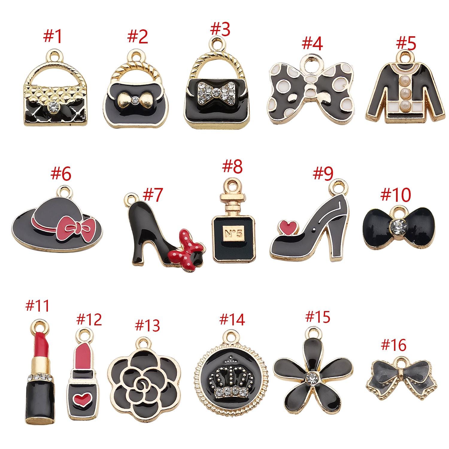 Lotto 50 Pz Mix Cartoni Animati Anime Smalto Ciondoli Metallo Fai - Foto 9