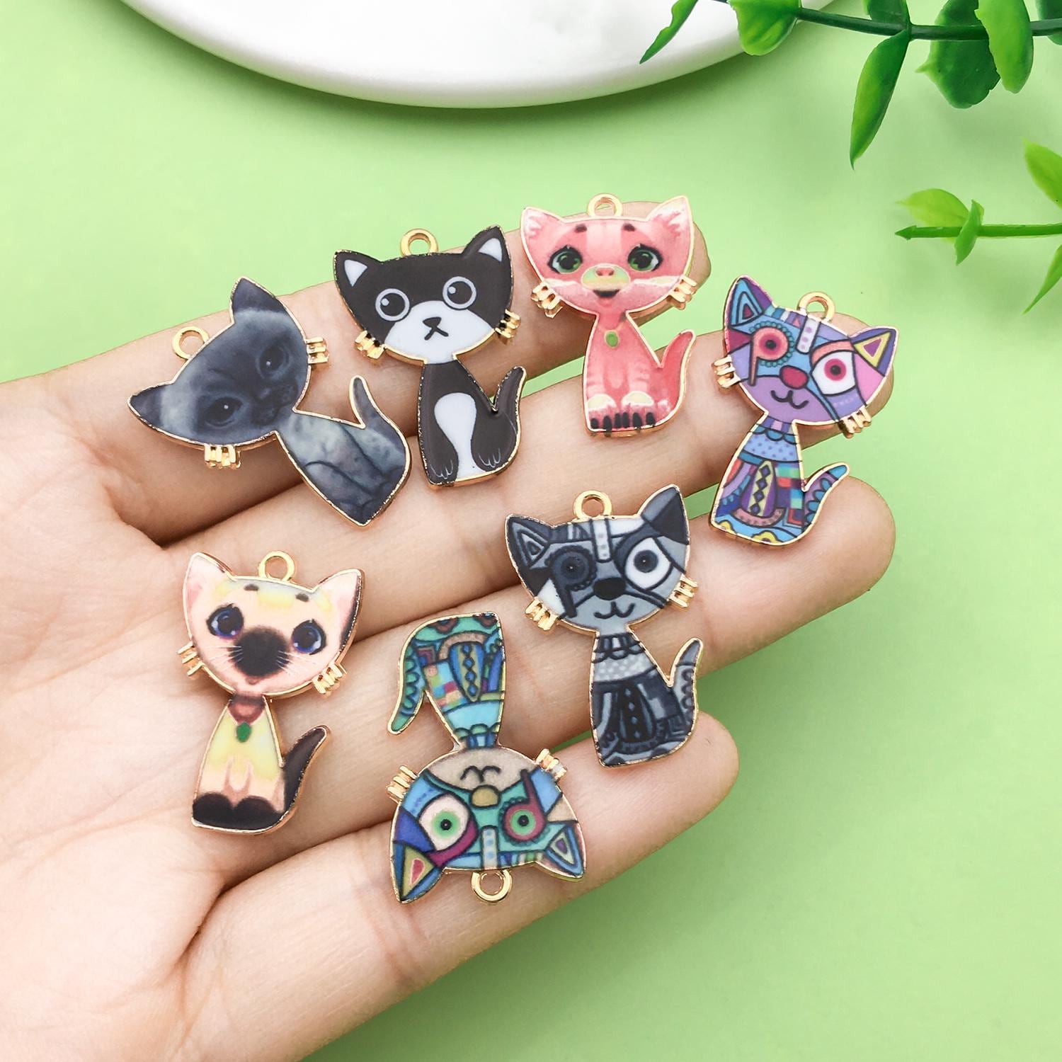FUNSHOWCASE Devil Cat Epoxy Hars Charms Siliconen Mallen 4