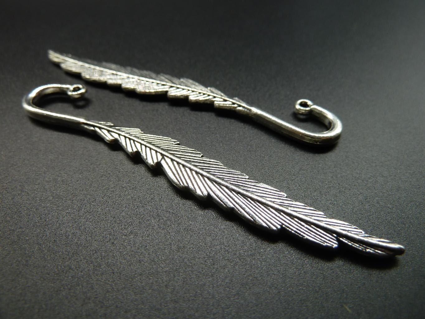 5pcs 13x80mm Antique Silver Bookmark C3584 Etsy