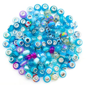 10/20/30pcs Acrylic Colorful large hole beads Loose Beads European spacer beads for DIY Bracelets Necklaces jewelry Making Accessories