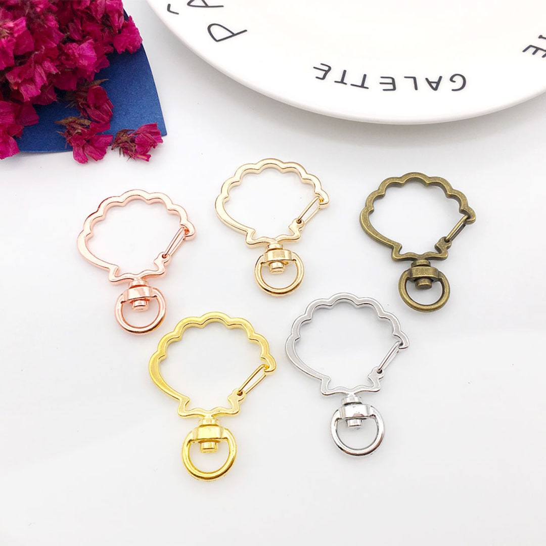 Keychains Mix 10/20pcs Mix Color Keychain Lobster Clasp Key Hook Keychains Hook DIY ...
