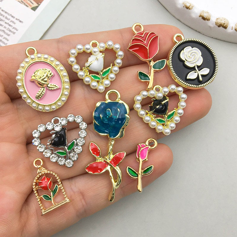 30pcs Ciondolo Con Ciondoli Per Malocchio Per Gioielli Con Smalto Per