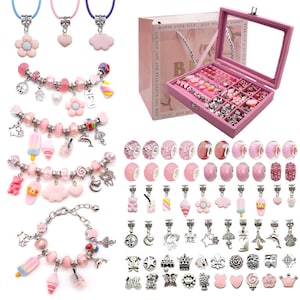 European style DIY Bracelet Charms Making Kit, Children&#39;s woman Creative diy bracelet gift,Bracelet necklace Jewelry Making