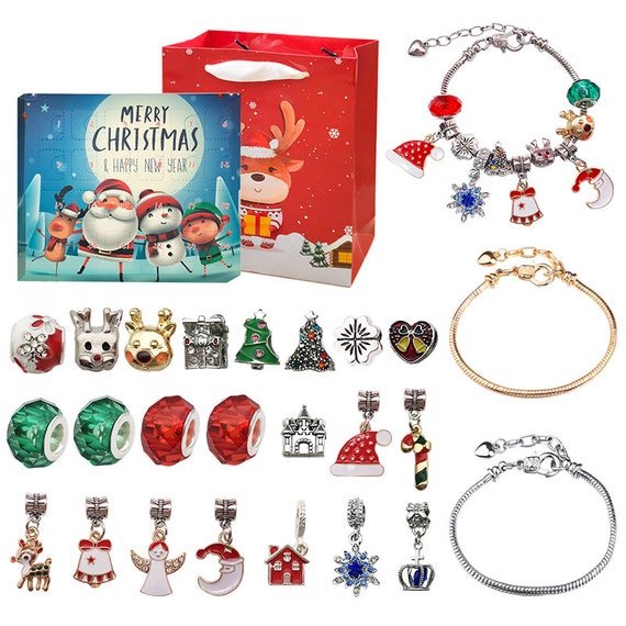 24pcs DIY Christmas Bracelet Countdown Advent Calendar - Etsy