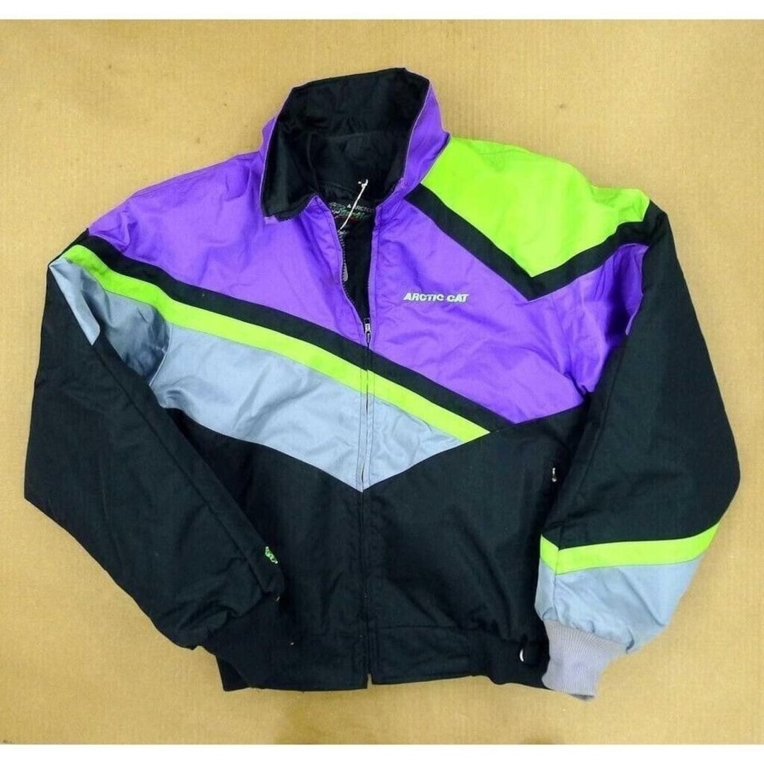 Vintage Arctic Cat Snowmobile Jacket Ladies L Etsy