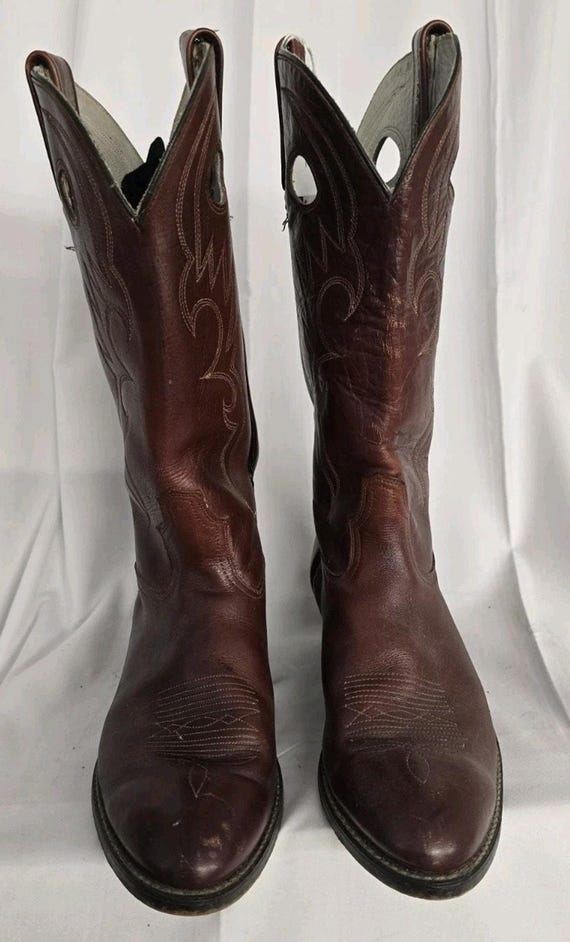 Vintage Acme Cowboy Boots Men display picture 1