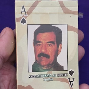 limited edition 52 most wanted playing cards Kuniyoshi Standard by MUSE 2003 Iraqi Most Wanted Playing