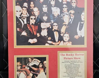 Vintage Rocky Horror Picture Show Matted Collage