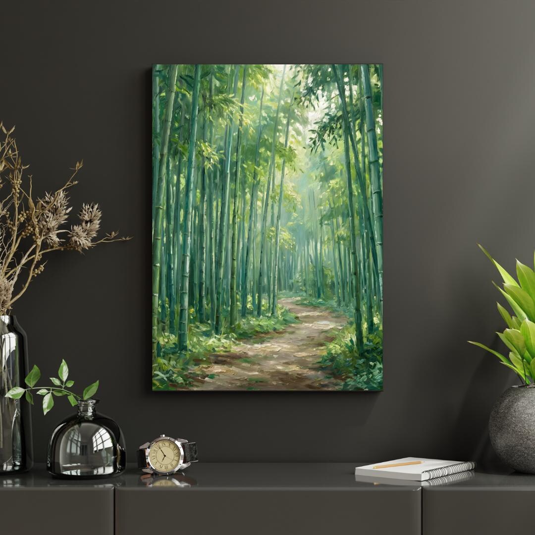 Japanese Bamboo Forest Wall Art - Zen Garden Decor - Etsy