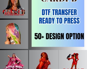 Cardi B Little Miss Drama Tour 2026 DTF Transfer - Ready to Press Heat Transfer for T-Shirts