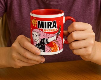 Mira Anime Girl Tasse, Kpop Dämonenjäger Ramen Design