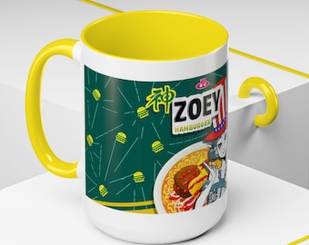 Zoey Tasse, Kpop Dämonenjäger Ramen Design, Anime Kaffeetasse