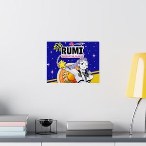 Póster de Rumi Kpop Idol, impresión artística del anime Demon Hunters imagen 7