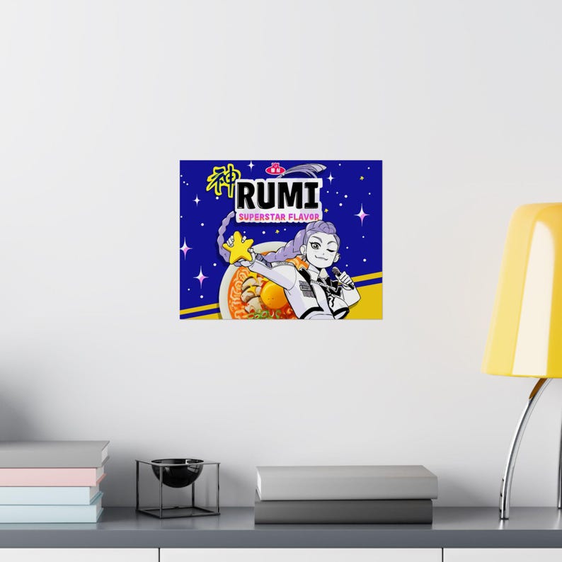 Póster de Rumi Kpop Idol, impresión artística del anime Demon Hunters imagen 7