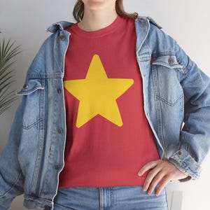 Steven Universe Stylish Star Tee for All Occasions, Casual Wear, Gift for Friends, Unisex Cotton Shirt, Summer Wardrobe Essential
