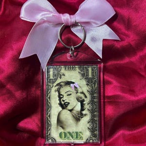 Coquette Keychain: Pink Bow Y2K Clutter Bag Charm
