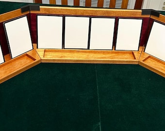 Magnetic Screen and Token Holder for Card Game Players
