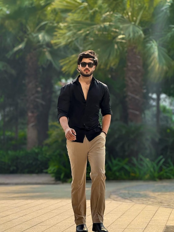 black dress shirt with khakis khakis brand black luxe polo – khakis of carmel main image 1