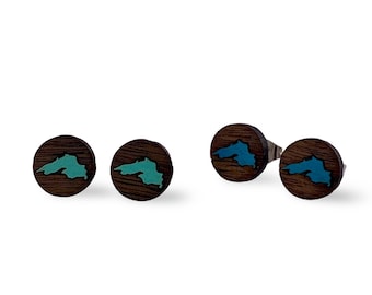 Lake Superior Stud Earrings