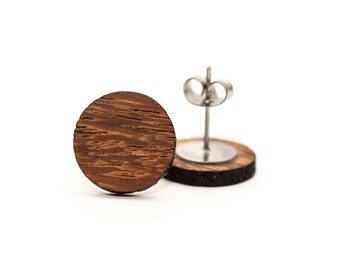 Sucapira Wood Stud Earrings