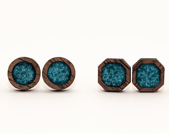 Wood Studs with Design