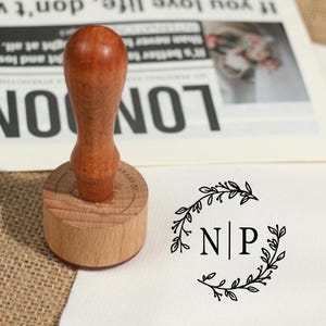 Wedding Monogram Stamp | Initials Stamp | Self Inking Wedding Stamp | Personalized Wedding Stamp | Wedding Favors Stamp | Custom Stamp