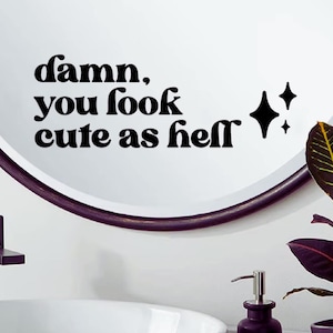 Mirror Affirmation Decal