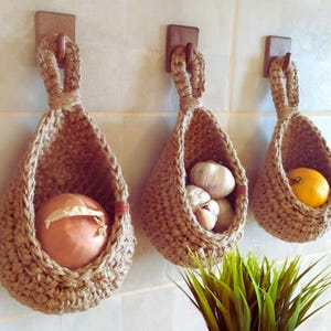 Bohemian Hand-Woven Hanging Vegetable Fruit Basket