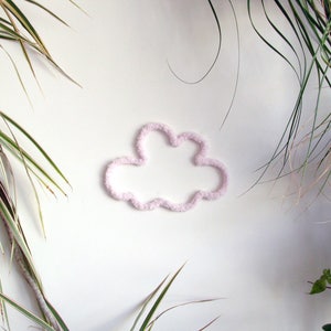 Wall decor light pink fluffy cloud image 2