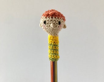 Tough Friend Pencil Topper with Pencil (personalisable)