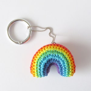 Charm para bolso o llave arcoíris