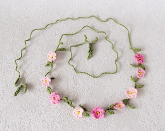 Blumen Haarband, Halsband oder Armschmuck