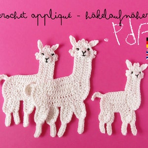 Alpaca Family Patch haakpatroon (3 maten)