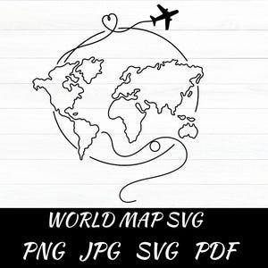 Travel, Mapamundi & World Map SVG,JPG, PNG - Travel, Mapamundi and World Map Clipart Vector.