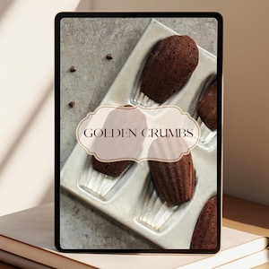 Beige & Brown Dessert and Baking Journal – Reusable PDF iPad Portrait GoodNotes Compatible