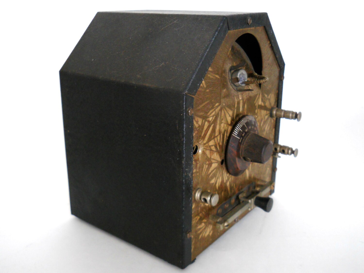 Philmore Selective Crystal Radio Receiver with /Cannonball Etsy