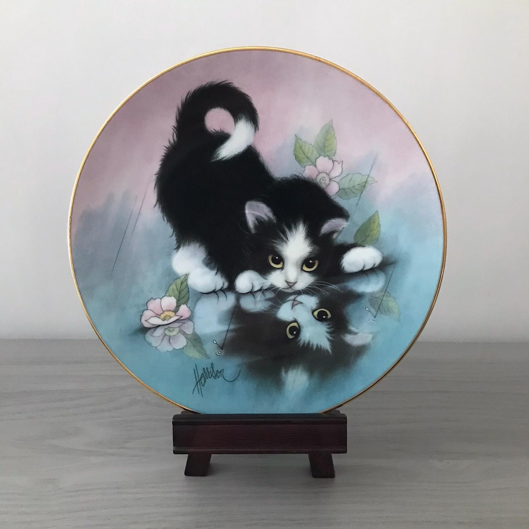 Vintage Rainy Day Friends by Bob Harrison Curious Kittens